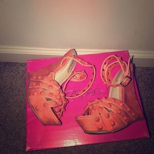 Size 6.5 pairs of Eleanor wedges from shoesdazzle